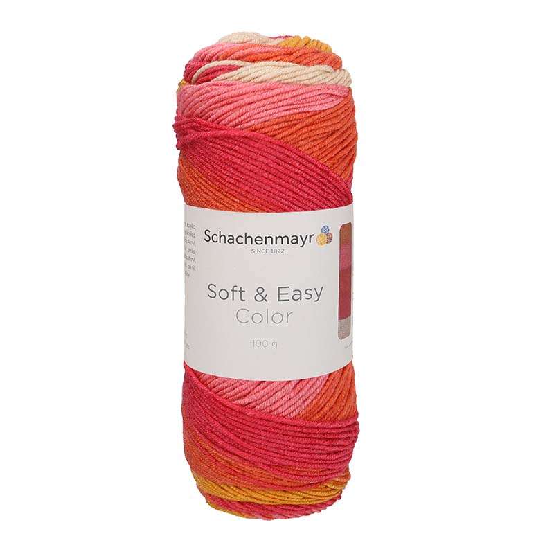 Soft Easy Color 00095 sunset color Schachenmayr Soft Easy Color 95 sunset color