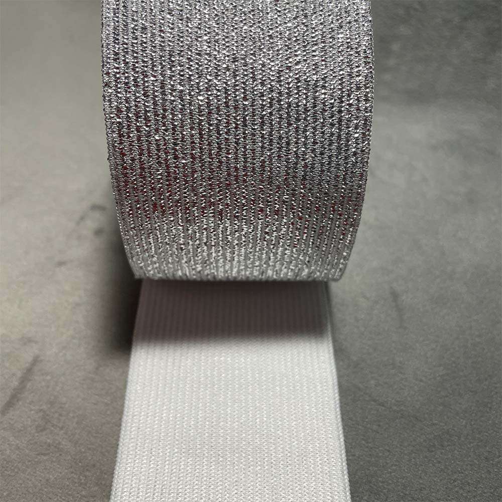 Banda elastic argintiu cu lame elastic 1 elastic argintiu banda-3
