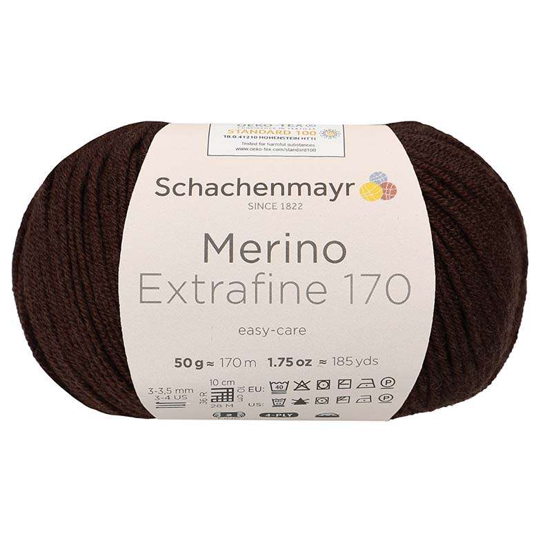 Merino Extrafine 170 00012 mocca Schachenmayr Merino Extrafine 170 12 mocca