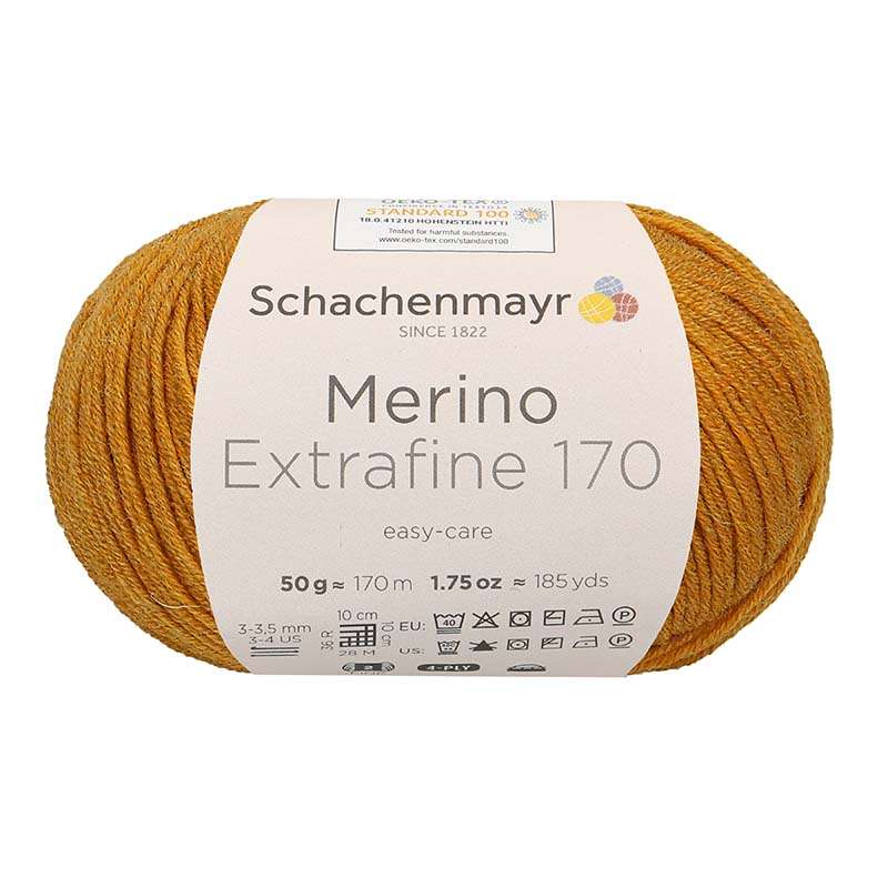 Merino Extrafine 170 00026 gold meliert Schachenmayr Merino Extrafine 170 26 gold meliert