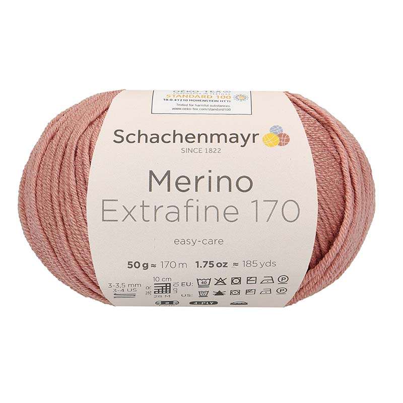 Merino Extrafine 170 00029 rose pink Schachenmayr Merino Extrafine 170 29 rose pink
