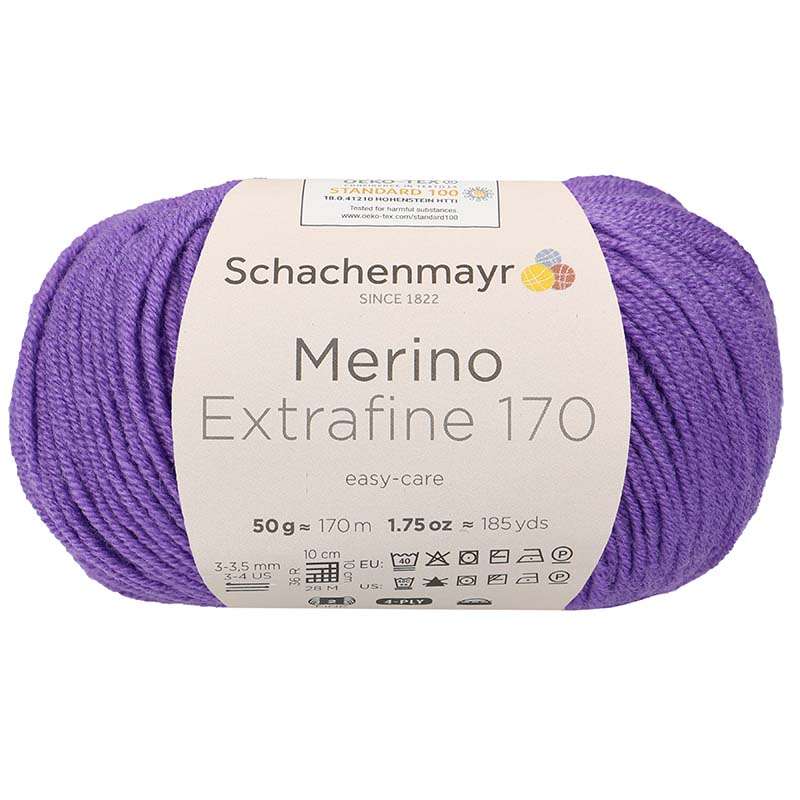 Merino Extrafine 170 00047 violett Schachenmayr Merino Extrafine 170 47 violett
