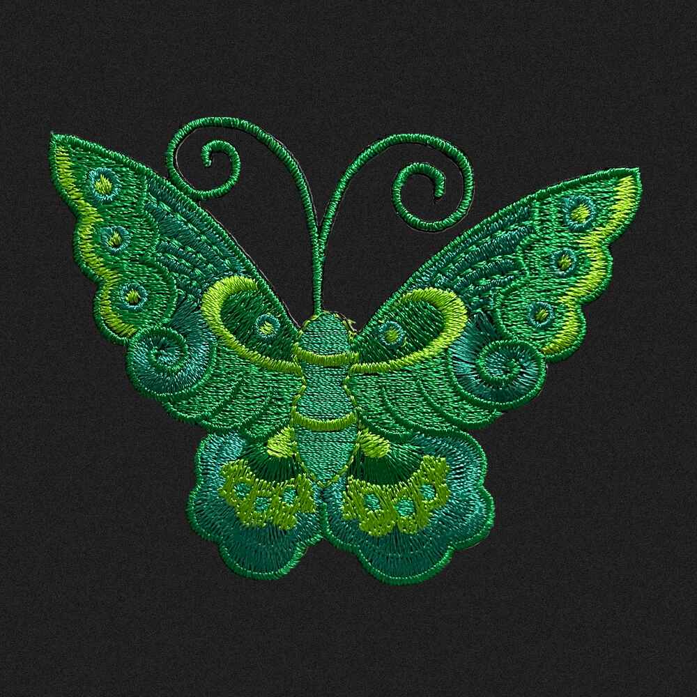 Emblema fluture verde EMBT-0017V